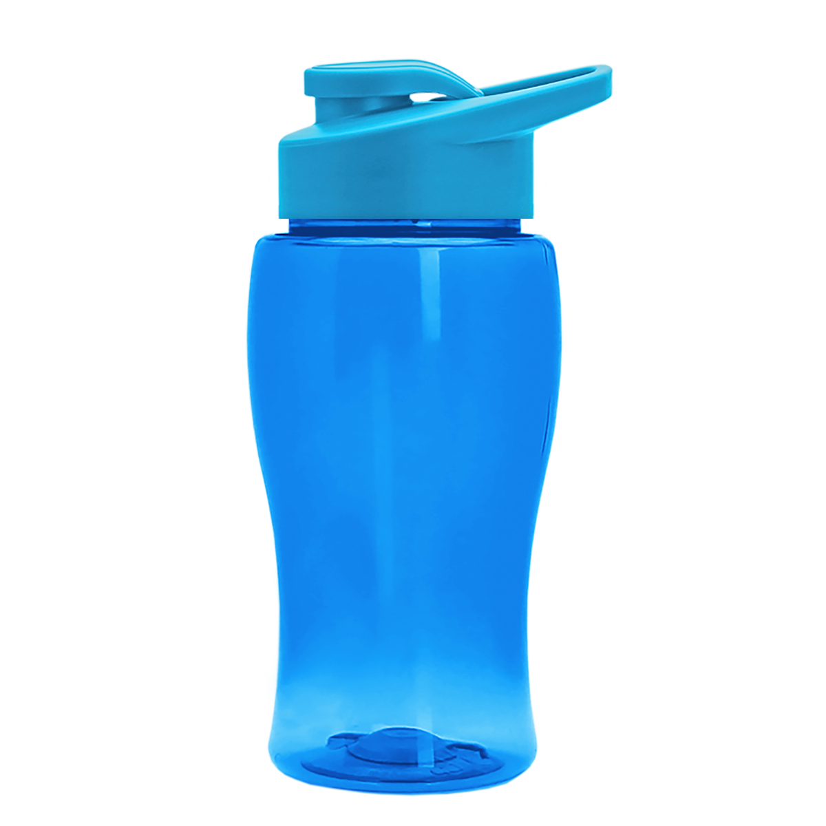 Custom logo Poly+ Jr. Bottle with Drink-Thru Lid - 18 oz.