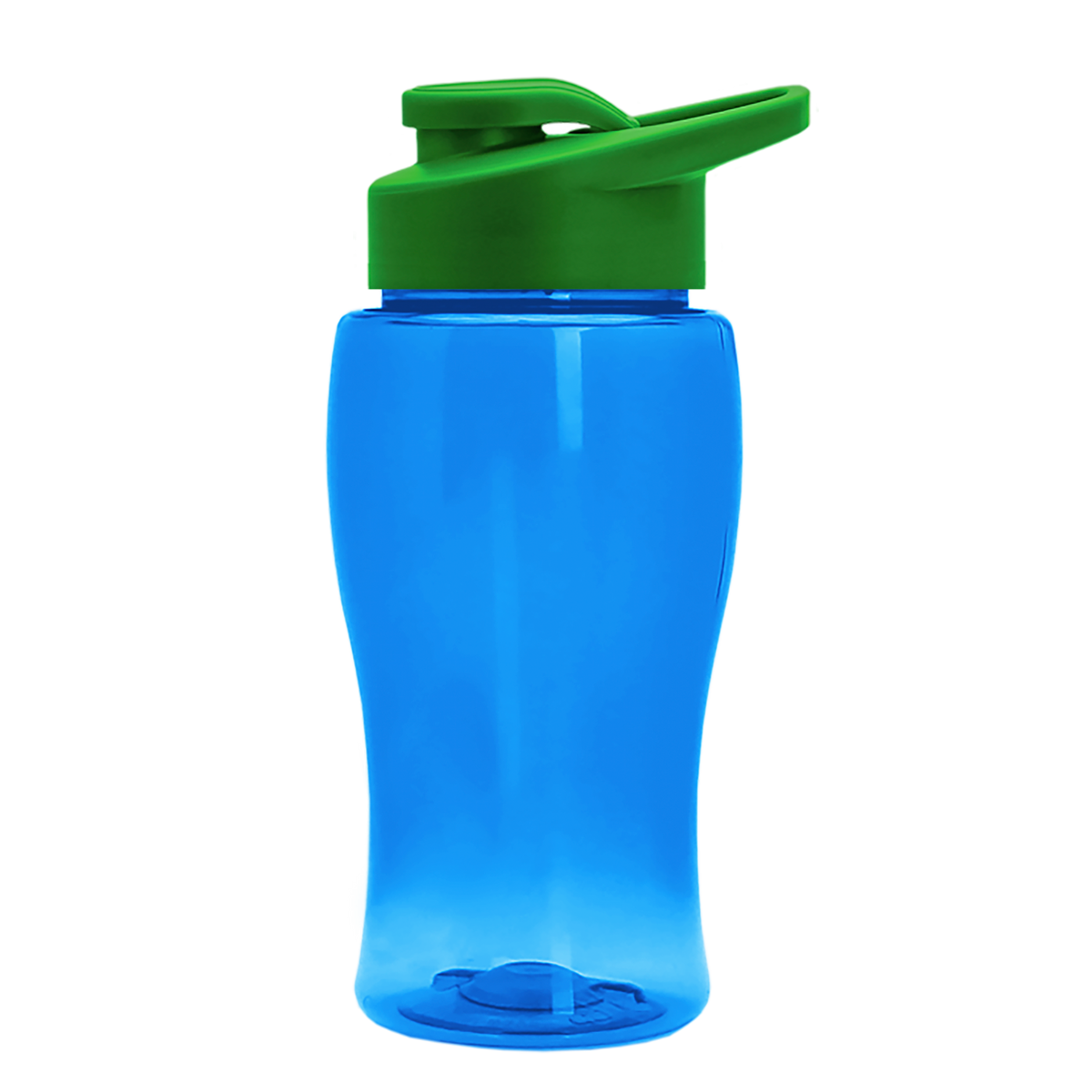 Custom logo Poly+ Jr. Bottle with Drink-Thru Lid - 18 oz.