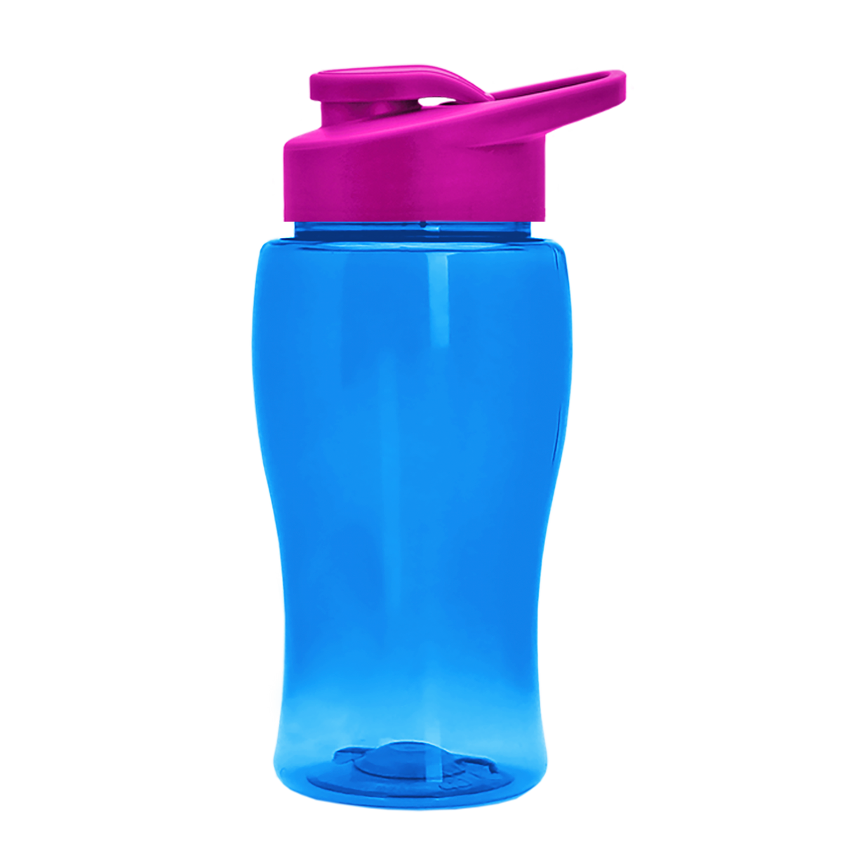 Custom logo Poly+ Jr. Bottle with Drink-Thru Lid - 18 oz.