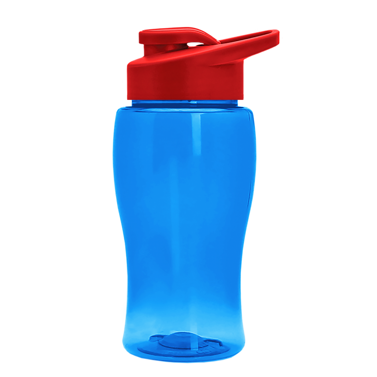 Custom logo Poly+ Jr. Bottle with Drink-Thru Lid - 18 oz.