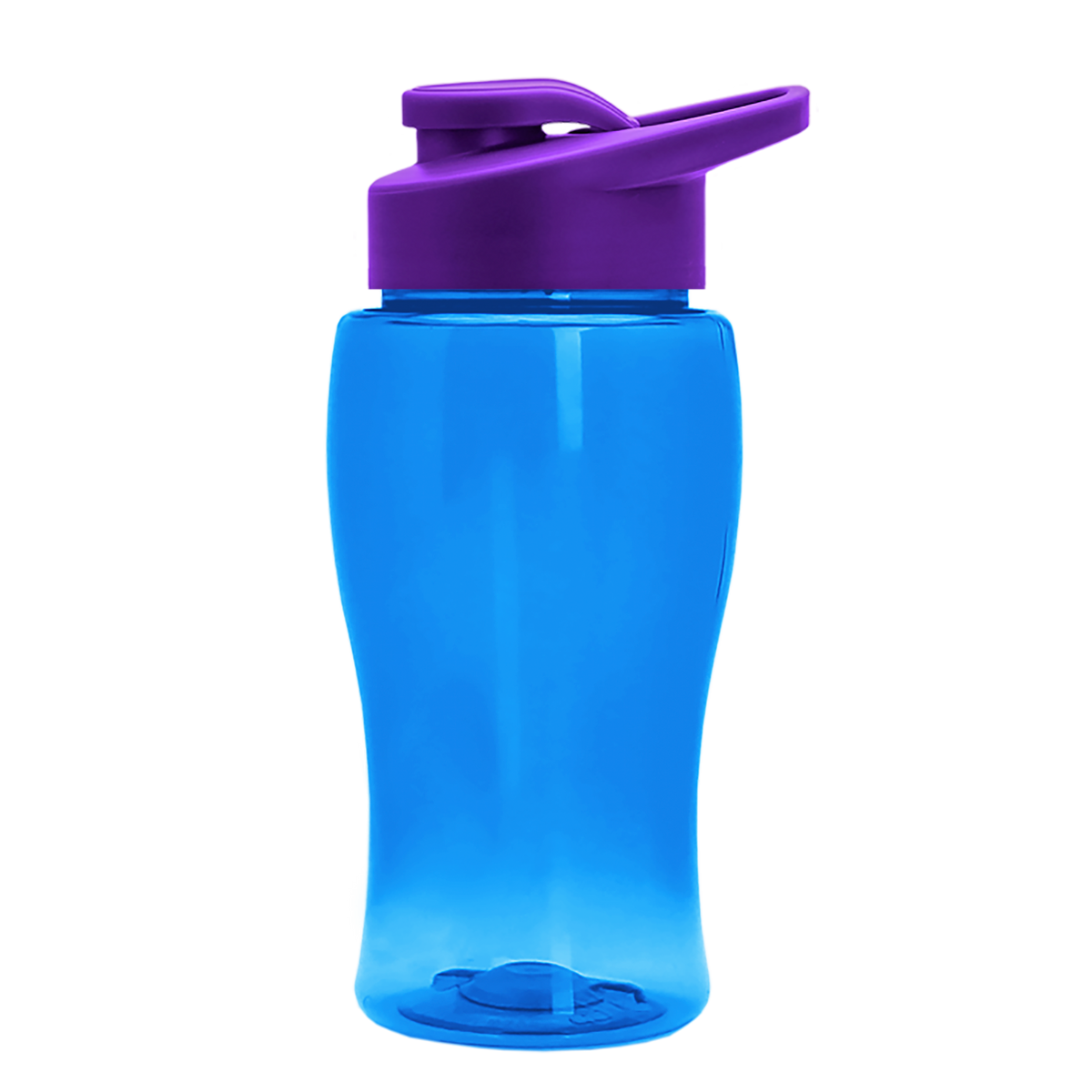 Custom logo Poly+ Jr. Bottle with Drink-Thru Lid - 18 oz.