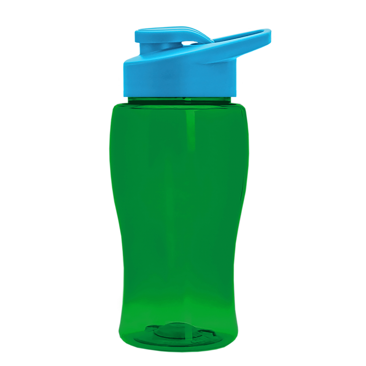 Custom logo Poly+ Jr. Bottle with Drink-Thru Lid - 18 oz.