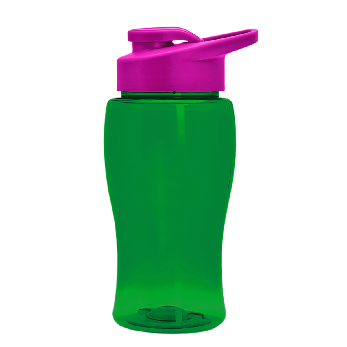 Custom logo Poly+ Jr. Bottle with Drink-Thru Lid - 18 oz.