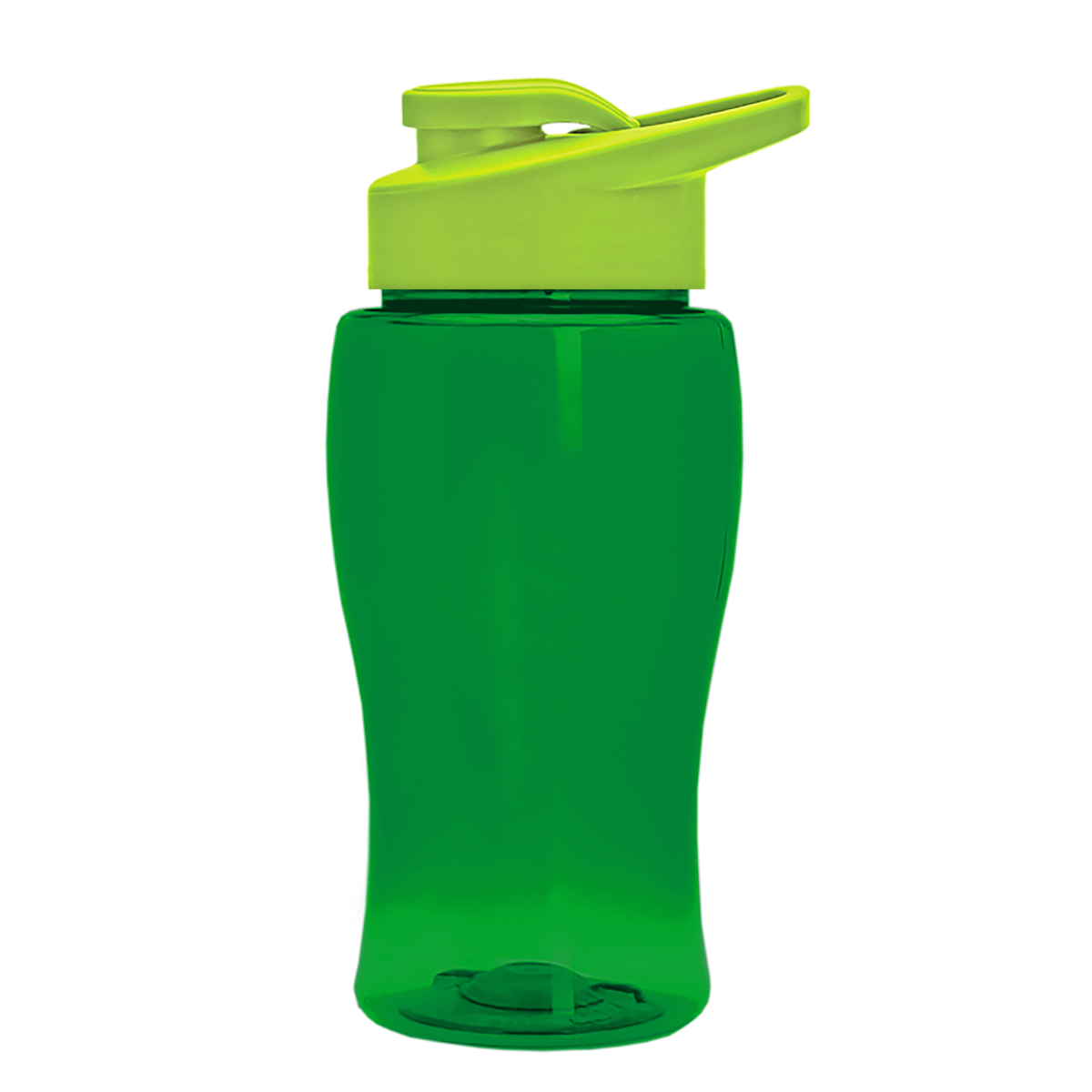 Custom logo Poly+ Jr. Bottle with Drink-Thru Lid - 18 oz.