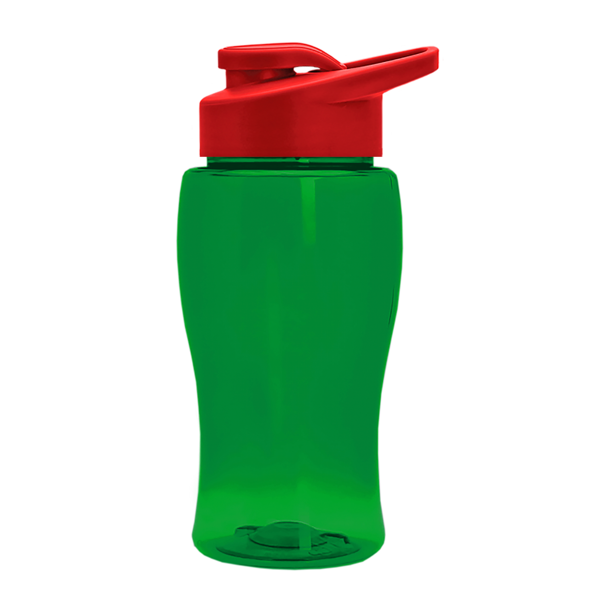 Custom logo Poly+ Jr. Bottle with Drink-Thru Lid - 18 oz.