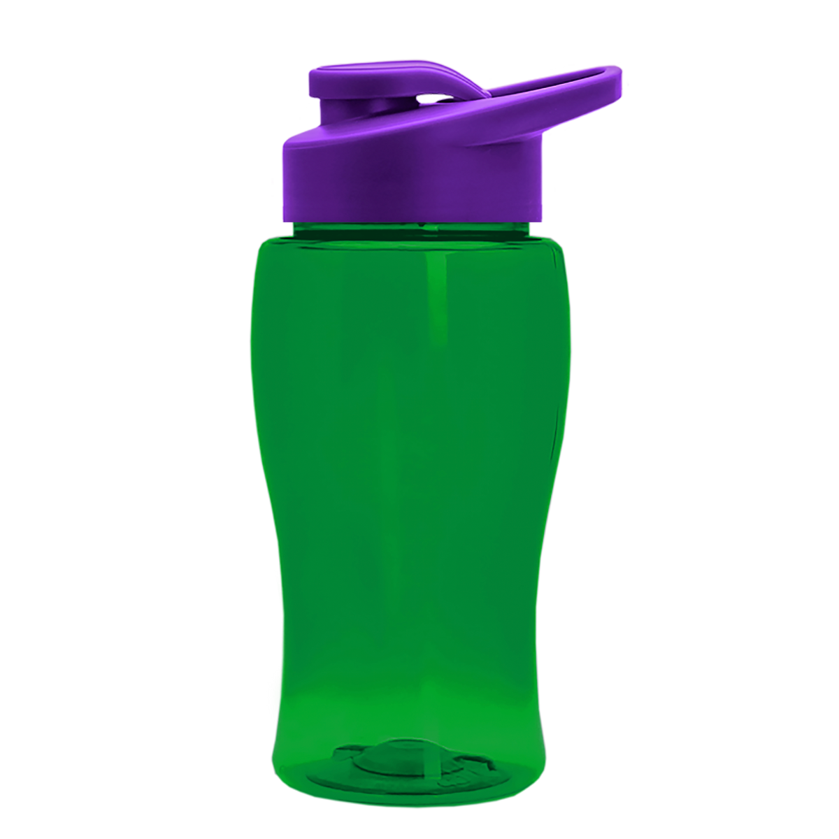 Custom logo Poly+ Jr. Bottle with Drink-Thru Lid - 18 oz.