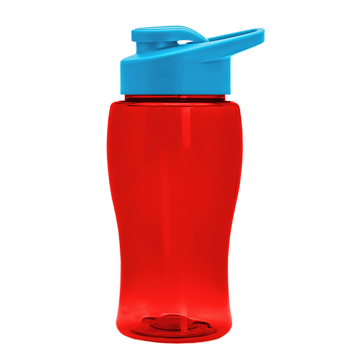 Custom logo Poly+ Jr. Bottle with Drink-Thru Lid - 18 oz.