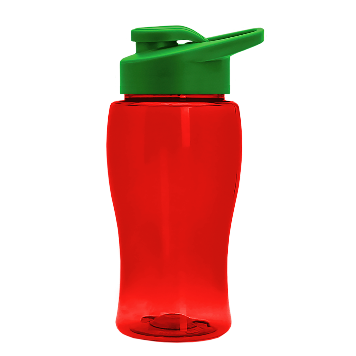 Custom logo Poly+ Jr. Bottle with Drink-Thru Lid - 18 oz.