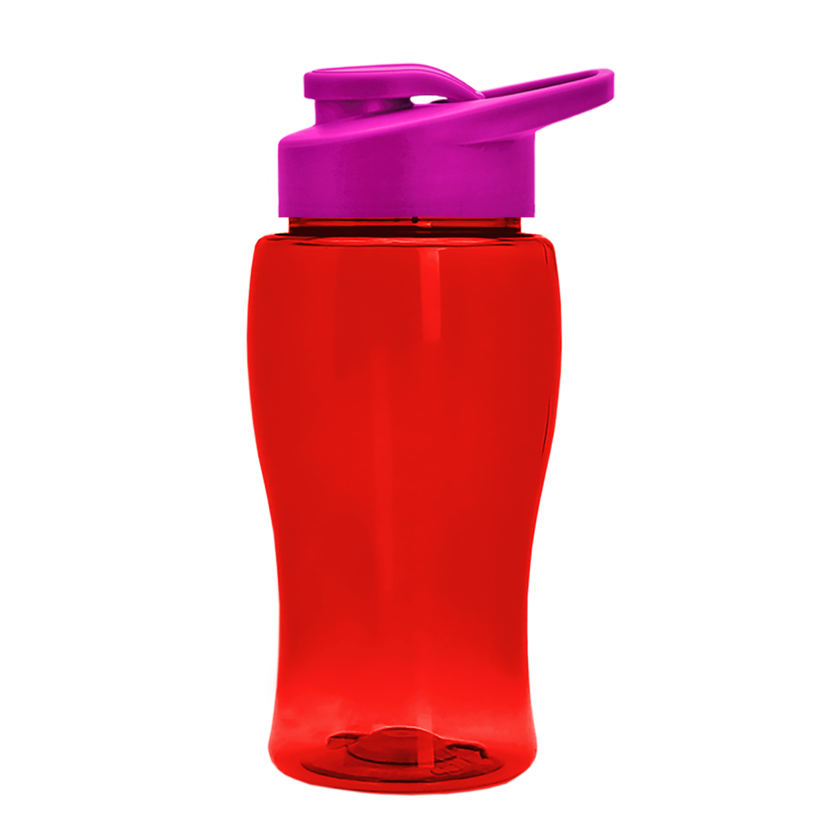 Custom logo Poly+ Jr. Bottle with Drink-Thru Lid - 18 oz.