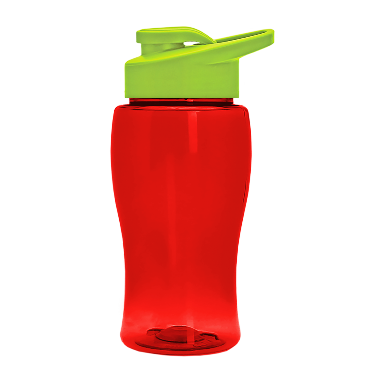 Custom logo Poly+ Jr. Bottle with Drink-Thru Lid - 18 oz.