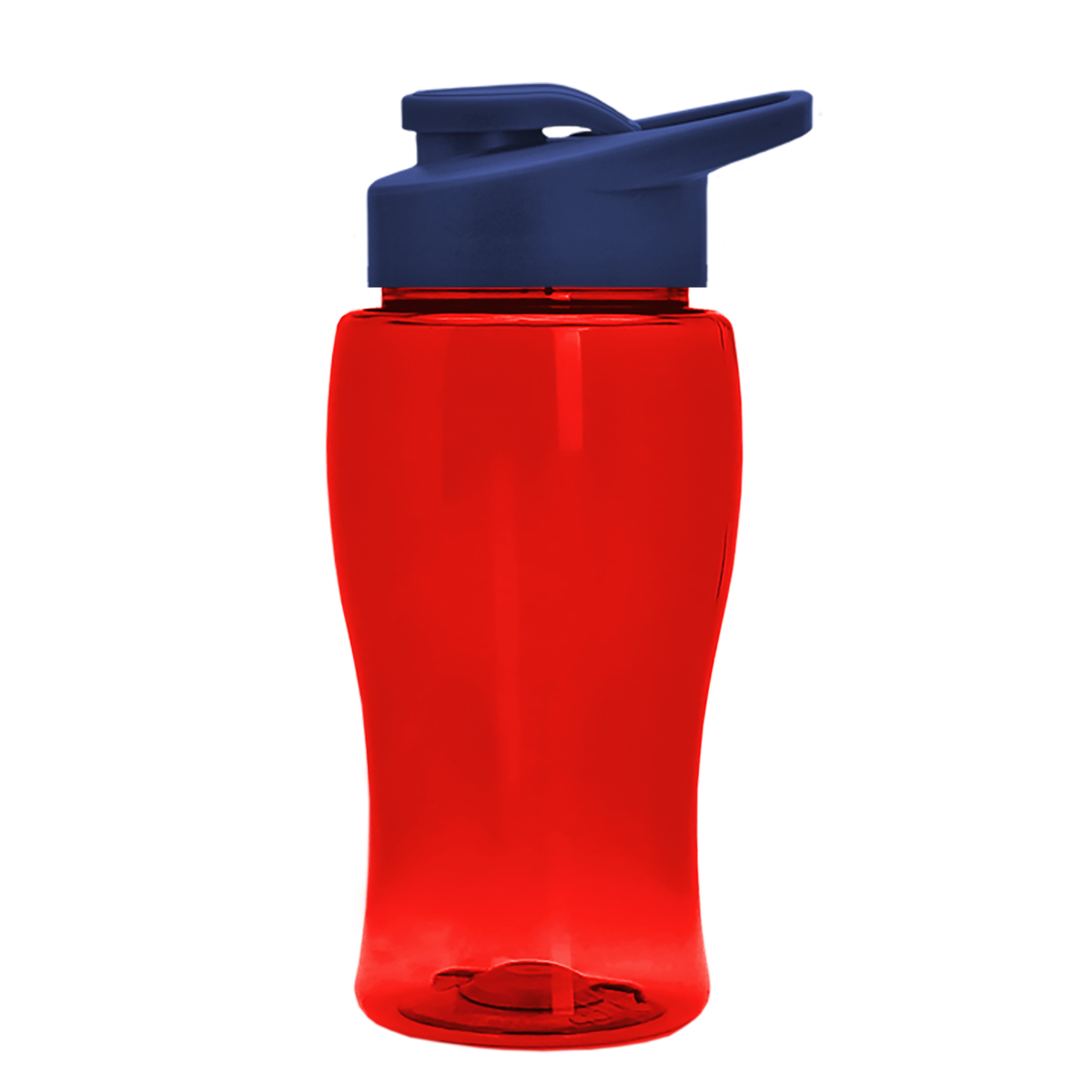 Custom logo Poly+ Jr. Bottle with Drink-Thru Lid - 18 oz.