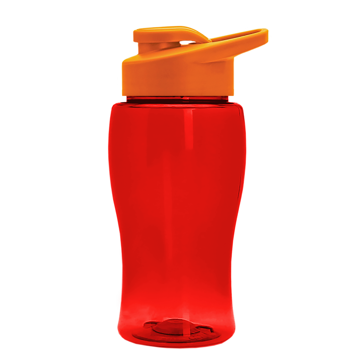 Custom logo Poly+ Jr. Bottle with Drink-Thru Lid - 18 oz.