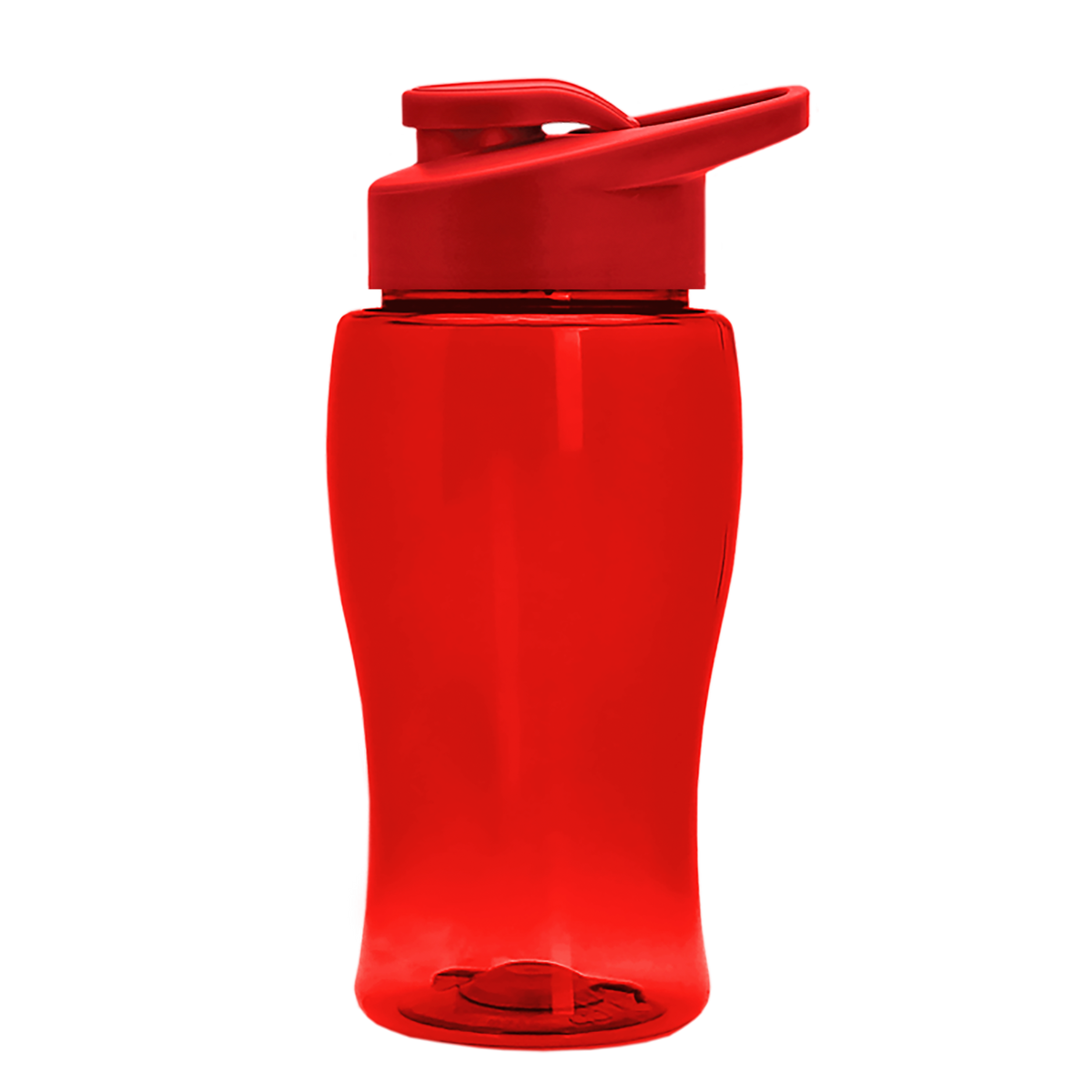 Custom logo Poly+ Jr. Bottle with Drink-Thru Lid - 18 oz.