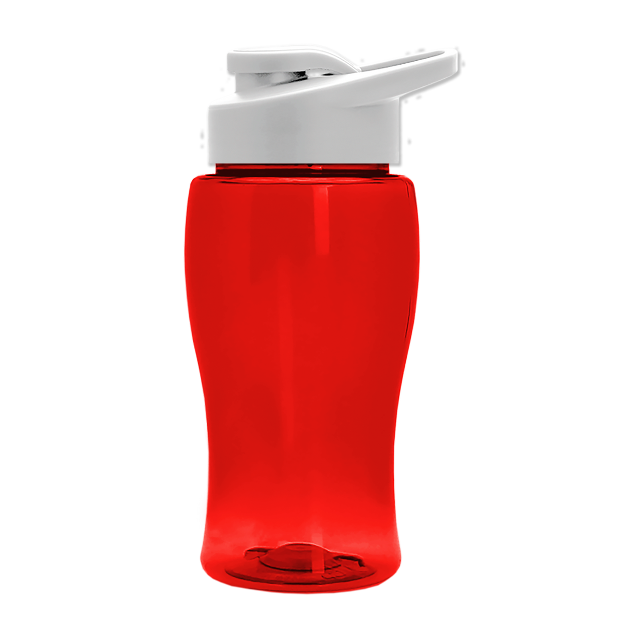 Custom logo Poly+ Jr. Bottle with Drink-Thru Lid - 18 oz.