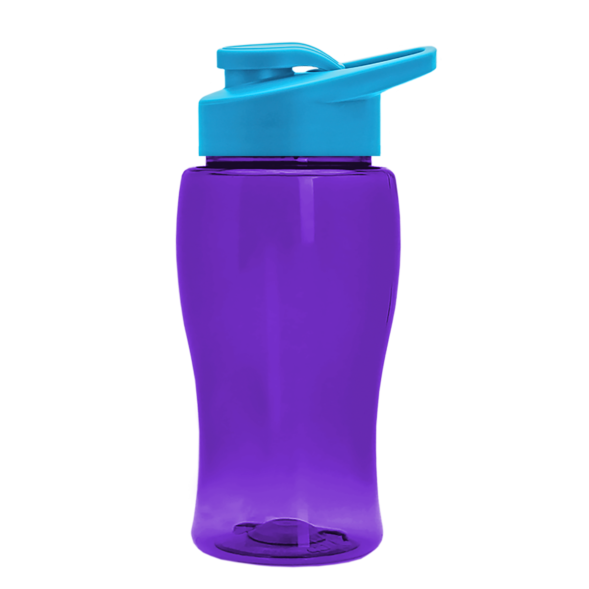 Custom logo Poly+ Jr. Bottle with Drink-Thru Lid - 18 oz.