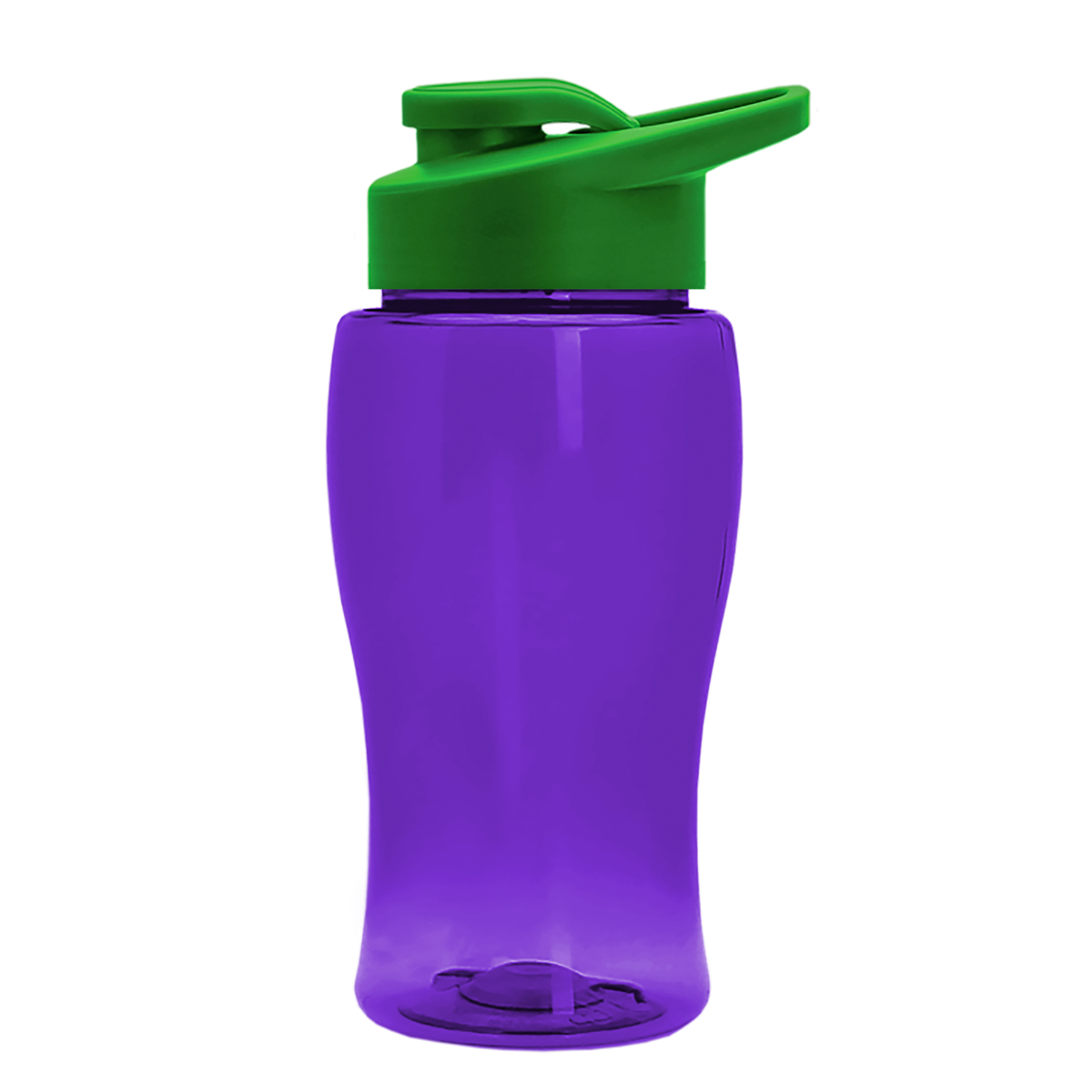 Custom logo Poly+ Jr. Bottle with Drink-Thru Lid - 18 oz.