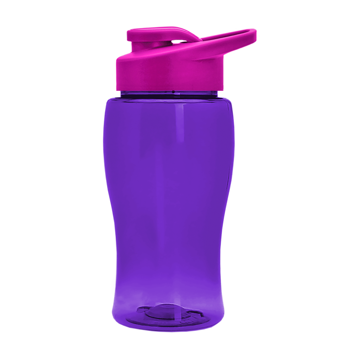 Custom logo Poly+ Jr. Bottle with Drink-Thru Lid - 18 oz.