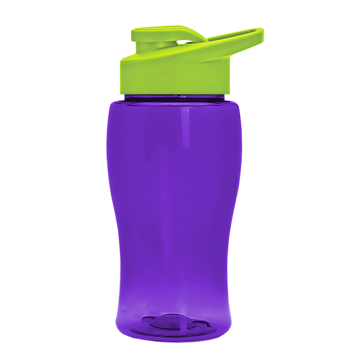 Custom logo Poly+ Jr. Bottle with Drink-Thru Lid - 18 oz.