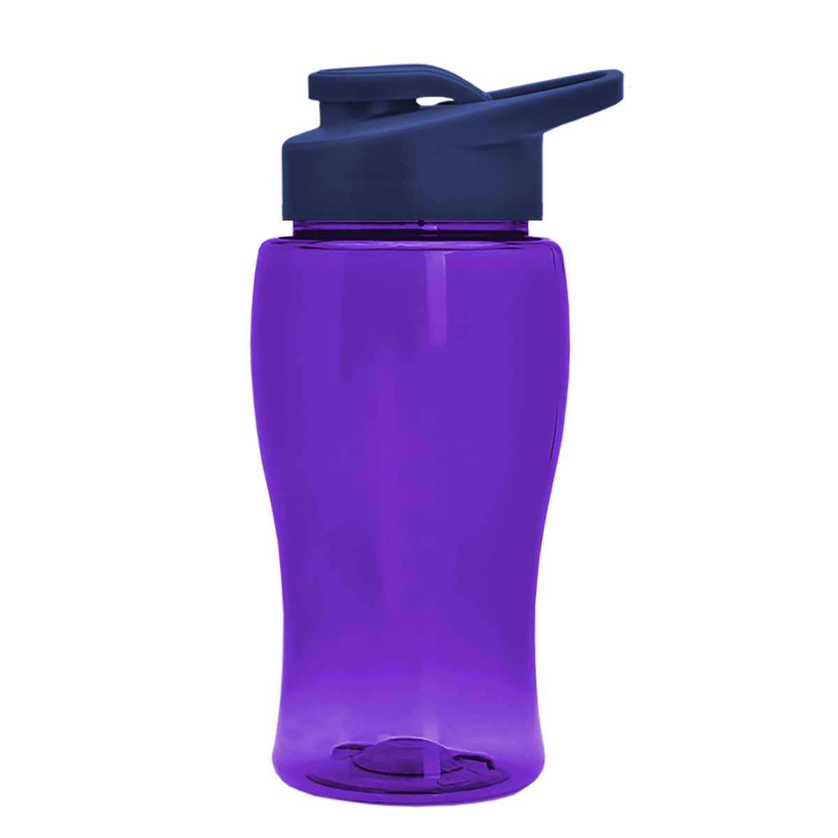Custom logo Poly+ Jr. Bottle with Drink-Thru Lid - 18 oz.