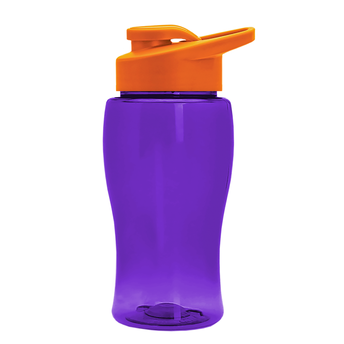 Custom logo Poly+ Jr. Bottle with Drink-Thru Lid - 18 oz.