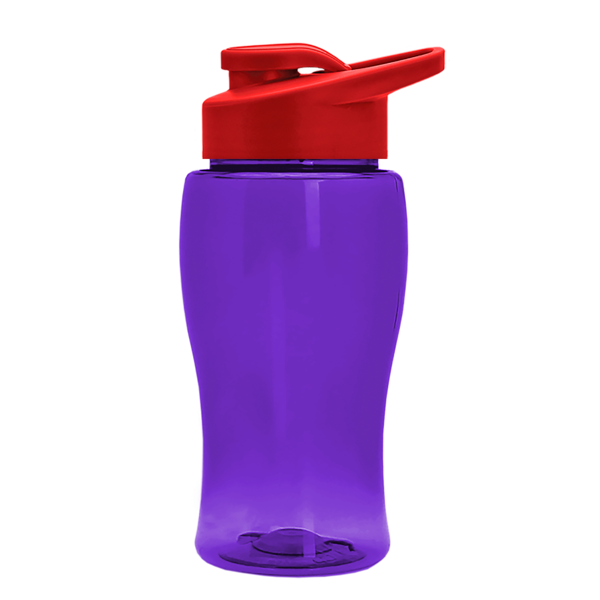 Custom logo Poly+ Jr. Bottle with Drink-Thru Lid - 18 oz.