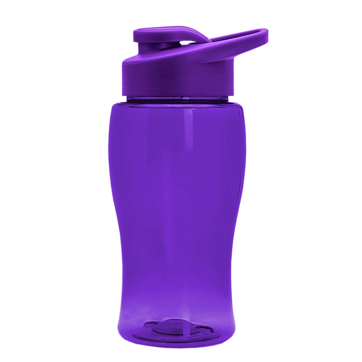 Custom logo Poly+ Jr. Bottle with Drink-Thru Lid - 18 oz.