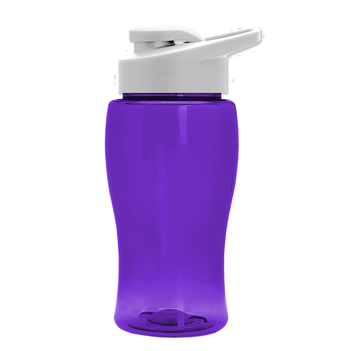 Custom logo Poly+ Jr. Bottle with Drink-Thru Lid - 18 oz.