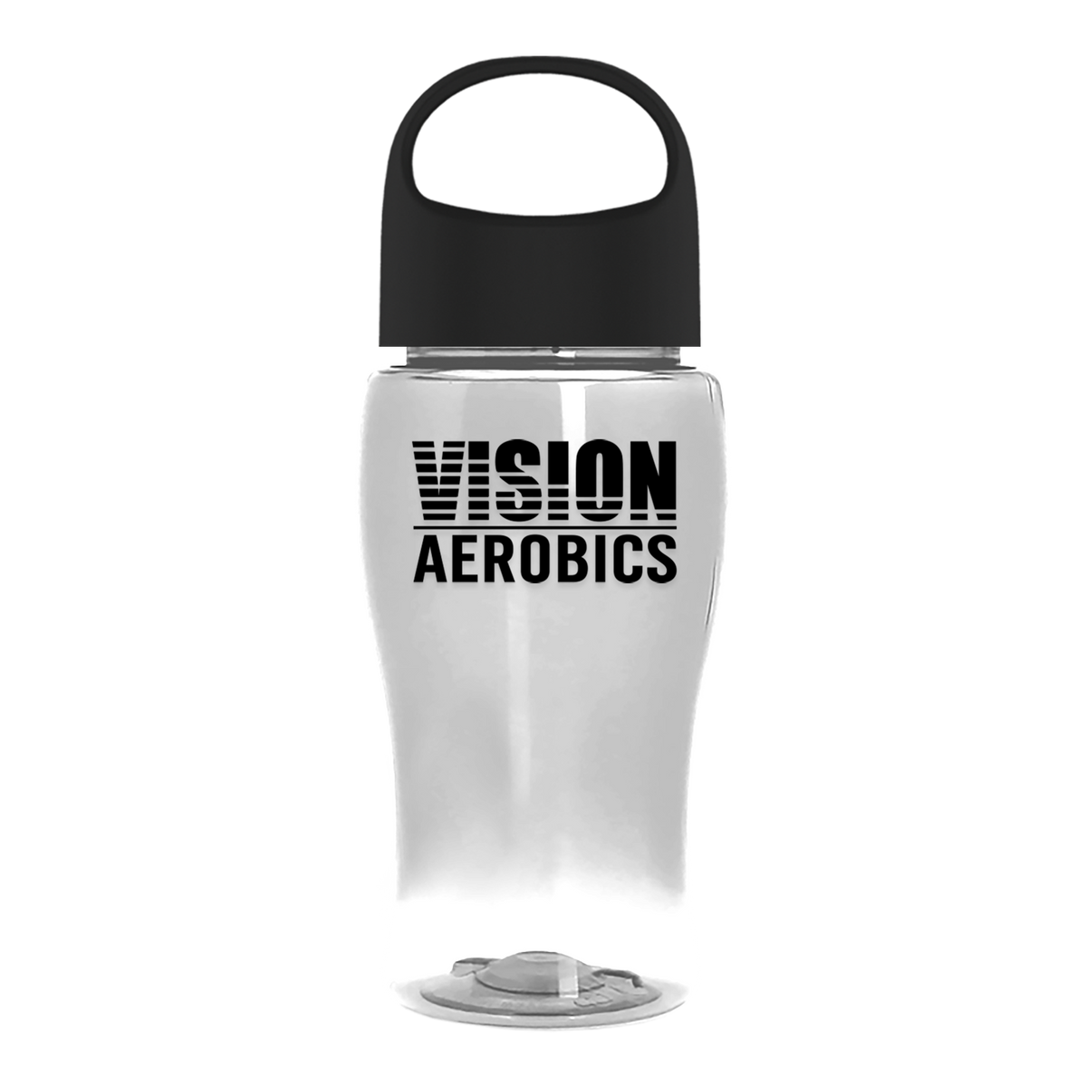 Custom logo Poly+ Jr. Bottle with Oval Crest Lid - 18 oz.