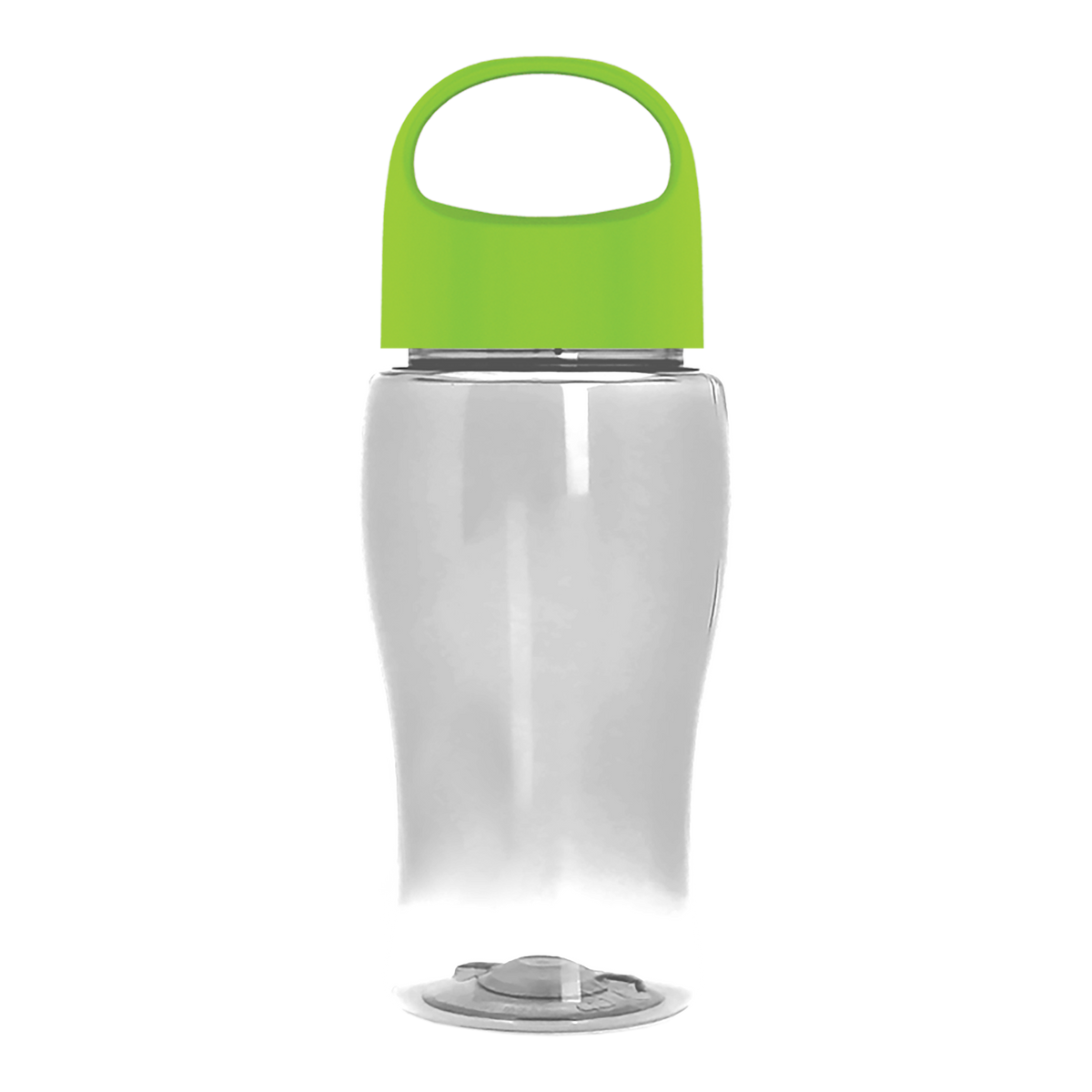 Custom logo Poly+ Jr. Bottle with Oval Crest Lid - 18 oz.