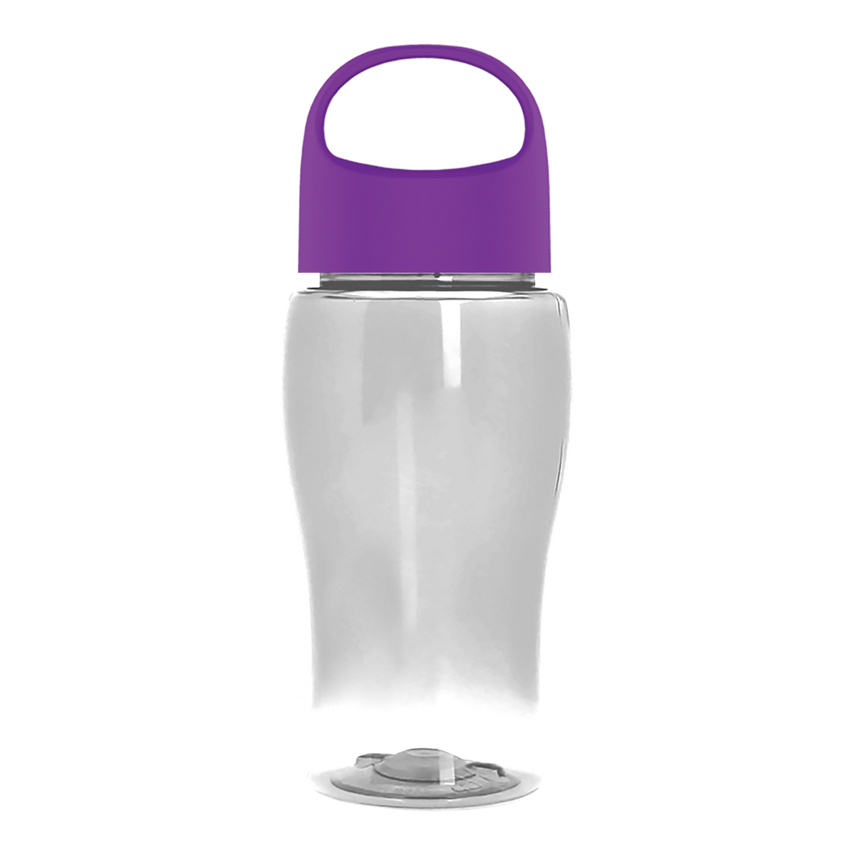 Custom logo Poly+ Jr. Bottle with Oval Crest Lid - 18 oz.