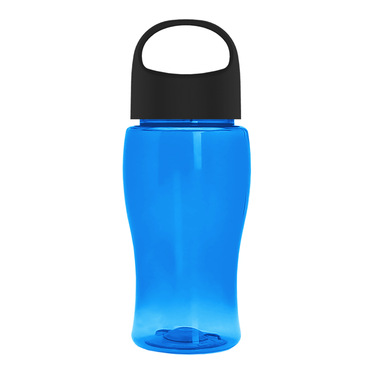 Custom logo Poly+ Jr. Bottle with Oval Crest Lid - 18 oz.