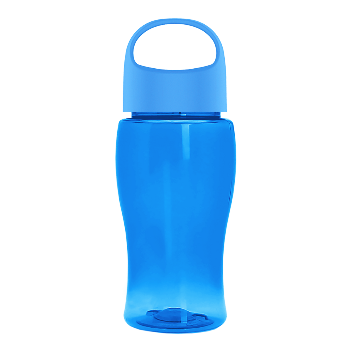 Custom logo Poly+ Jr. Bottle with Oval Crest Lid - 18 oz.