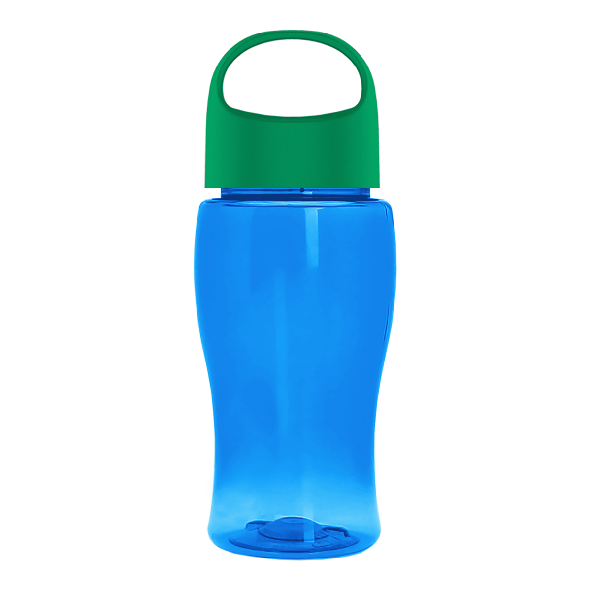 Custom logo Poly+ Jr. Bottle with Oval Crest Lid - 18 oz.