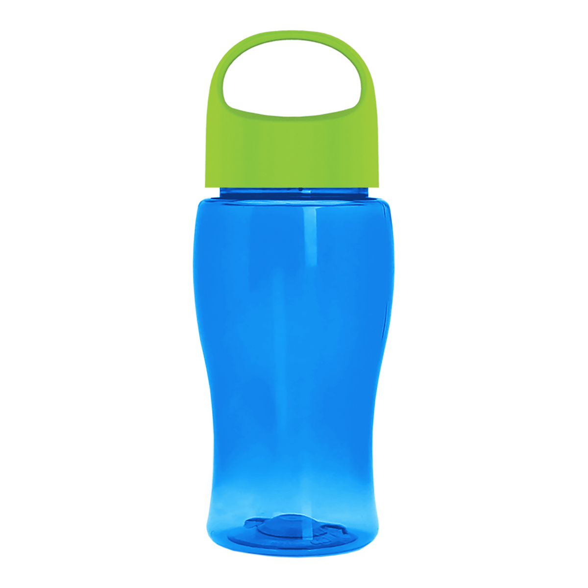 Custom logo Poly+ Jr. Bottle with Oval Crest Lid - 18 oz.