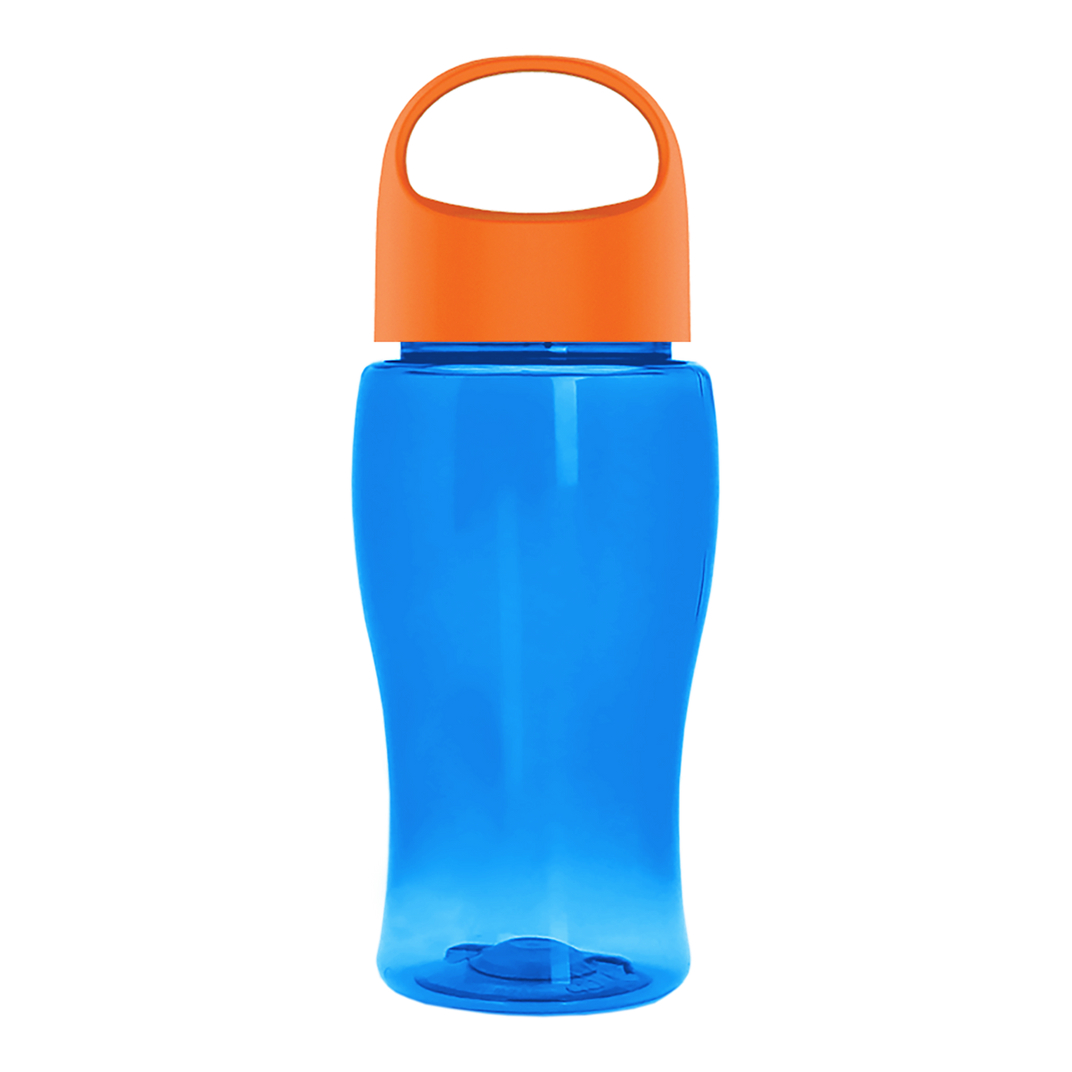 Custom logo Poly+ Jr. Bottle with Oval Crest Lid - 18 oz.
