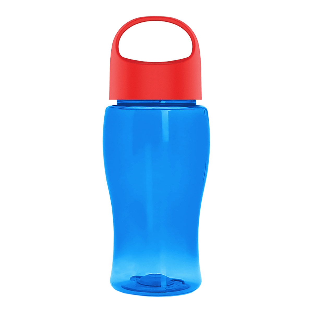 Custom logo Poly+ Jr. Bottle with Oval Crest Lid - 18 oz.