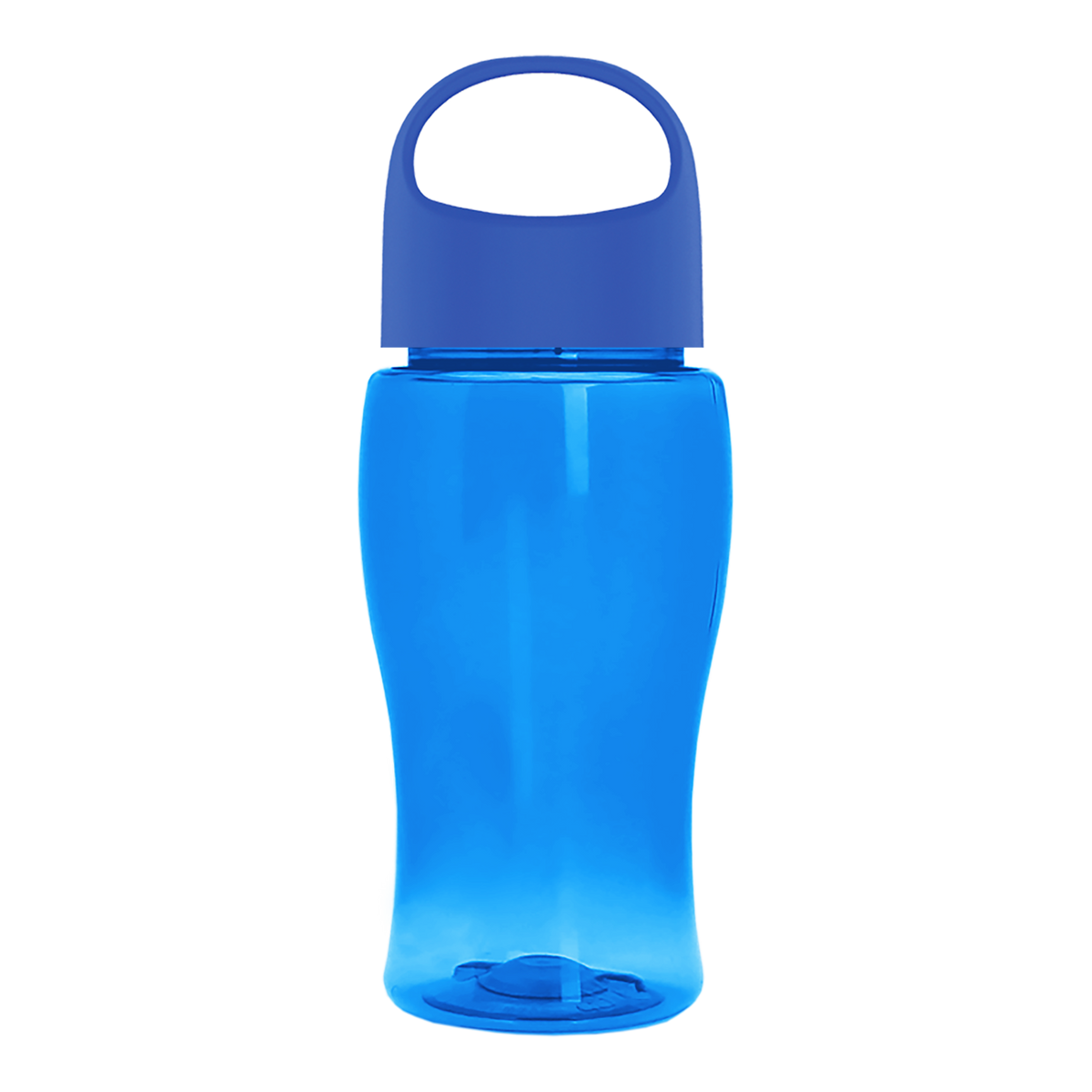 Custom logo Poly+ Jr. Bottle with Oval Crest Lid - 18 oz.