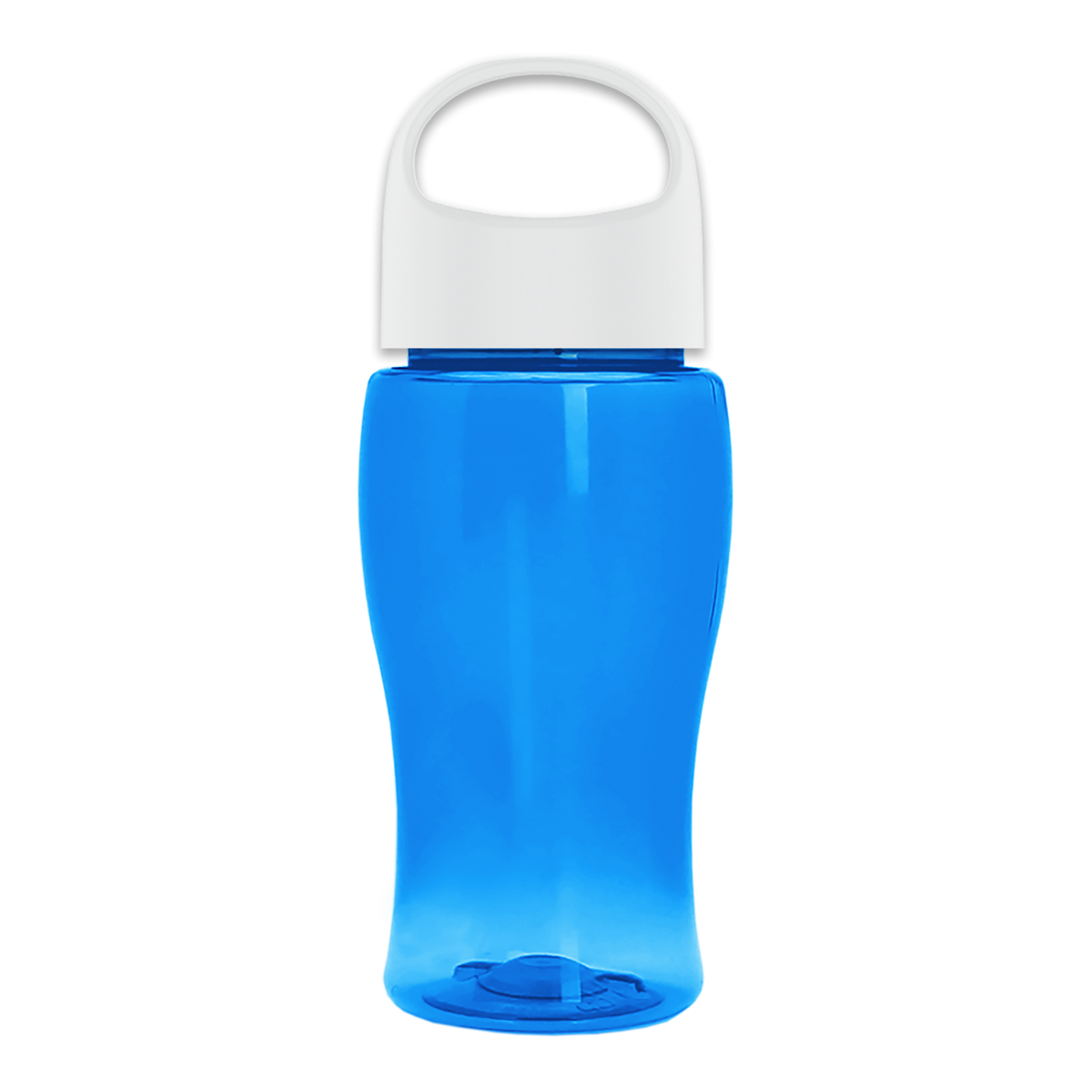 Custom logo Poly+ Jr. Bottle with Oval Crest Lid - 18 oz.
