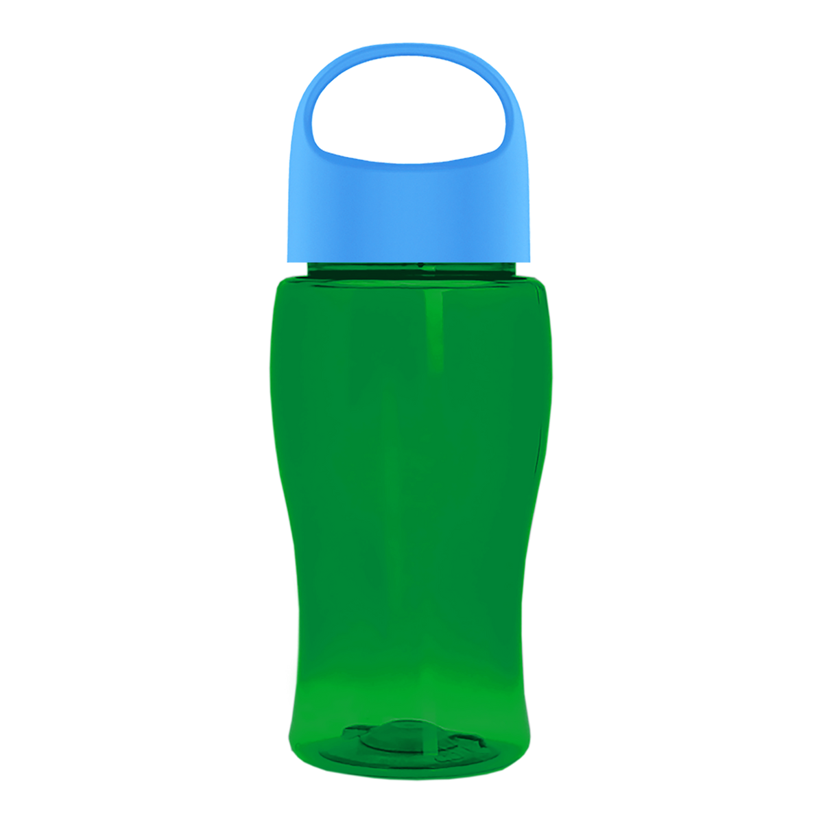 Custom logo Poly+ Jr. Bottle with Oval Crest Lid - 18 oz.
