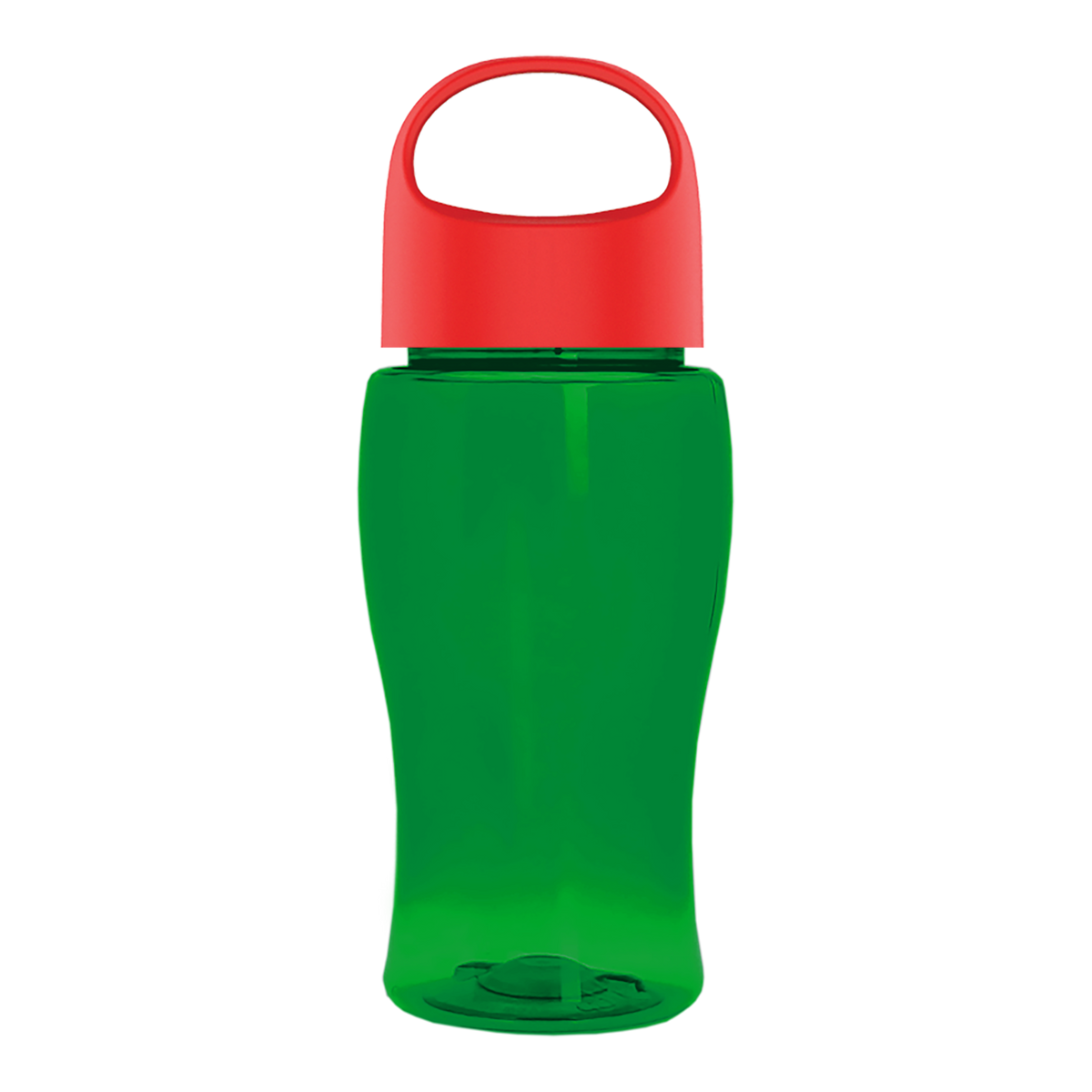 Custom logo Poly+ Jr. Bottle with Oval Crest Lid - 18 oz.