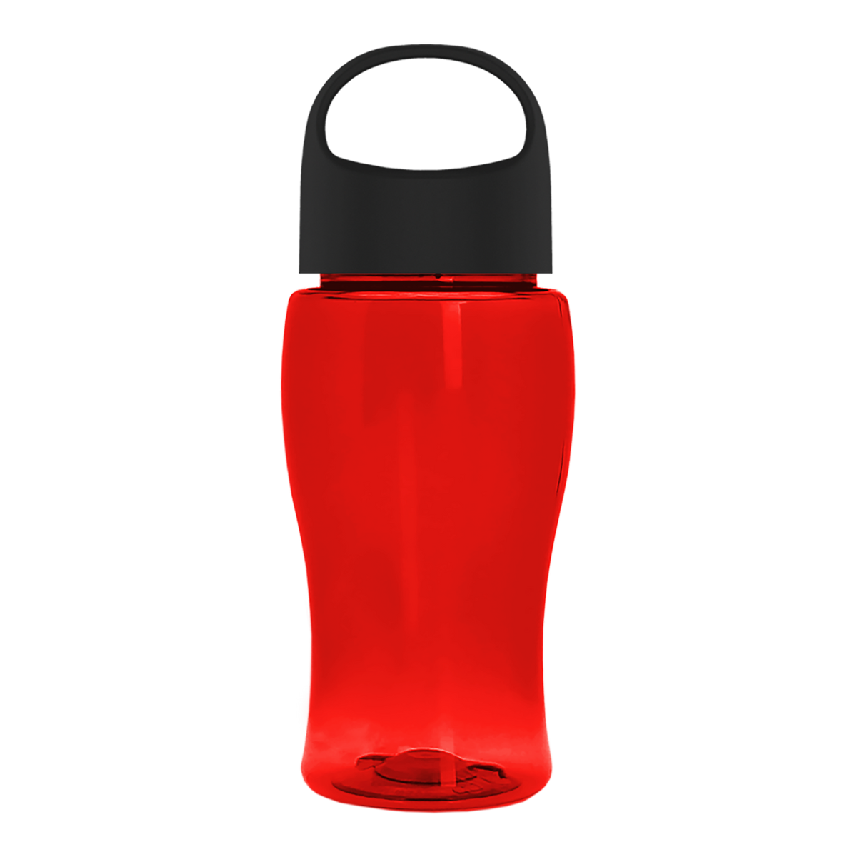 Custom logo Poly+ Jr. Bottle with Oval Crest Lid - 18 oz.