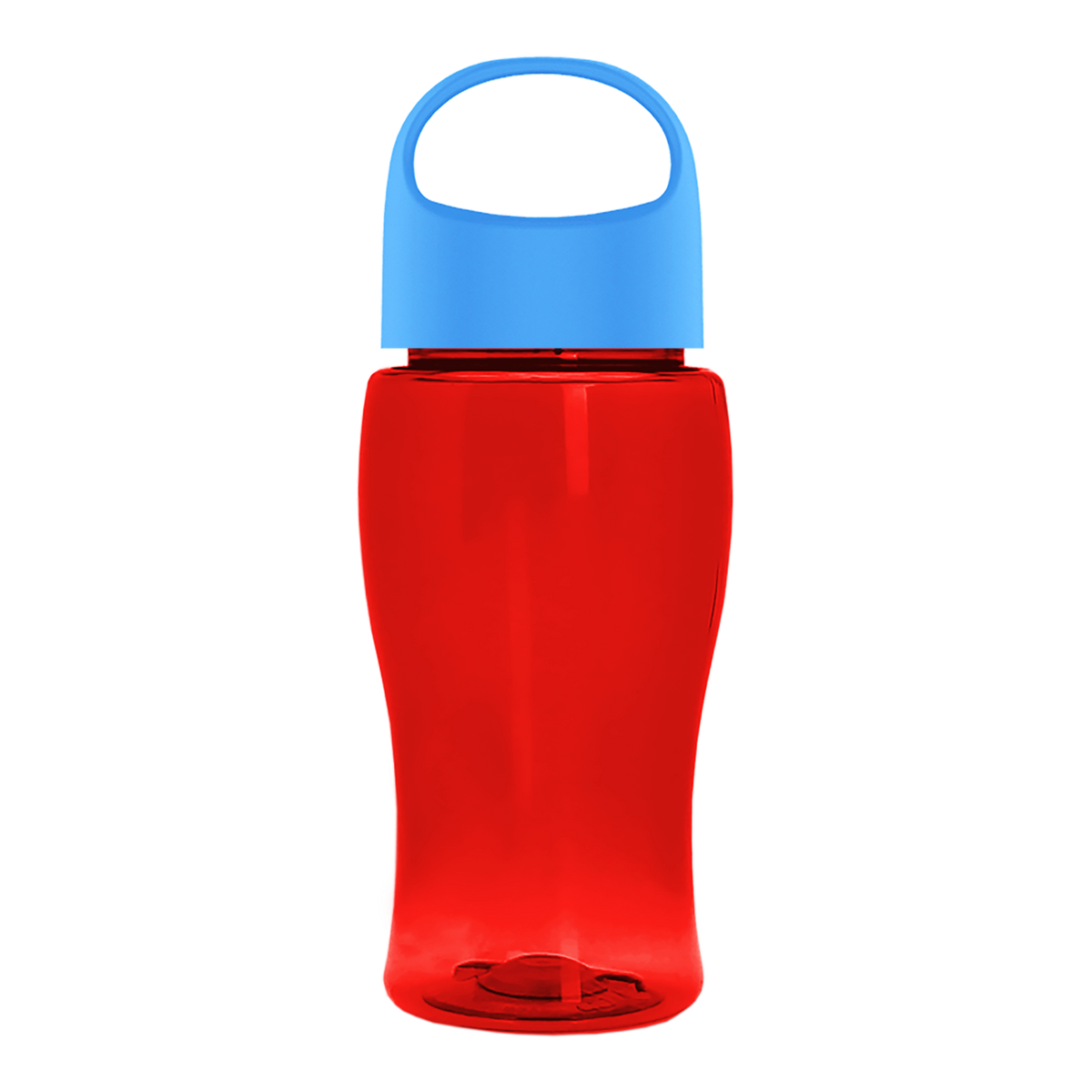 Custom logo Poly+ Jr. Bottle with Oval Crest Lid - 18 oz.