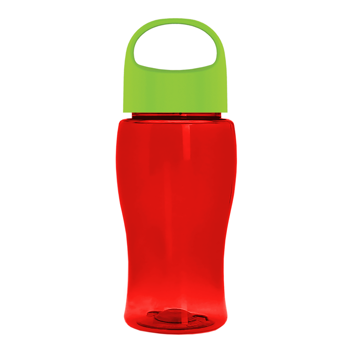 Custom logo Poly+ Jr. Bottle with Oval Crest Lid - 18 oz.