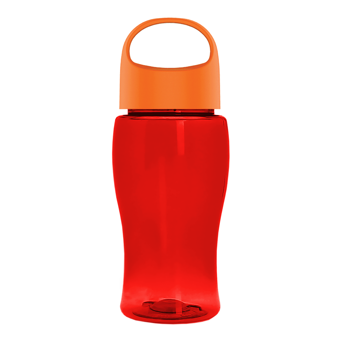 Custom logo Poly+ Jr. Bottle with Oval Crest Lid - 18 oz.