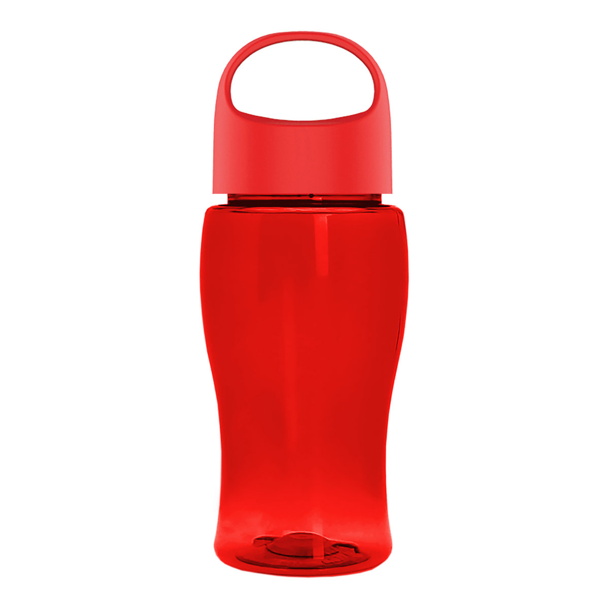 Custom logo Poly+ Jr. Bottle with Oval Crest Lid - 18 oz.