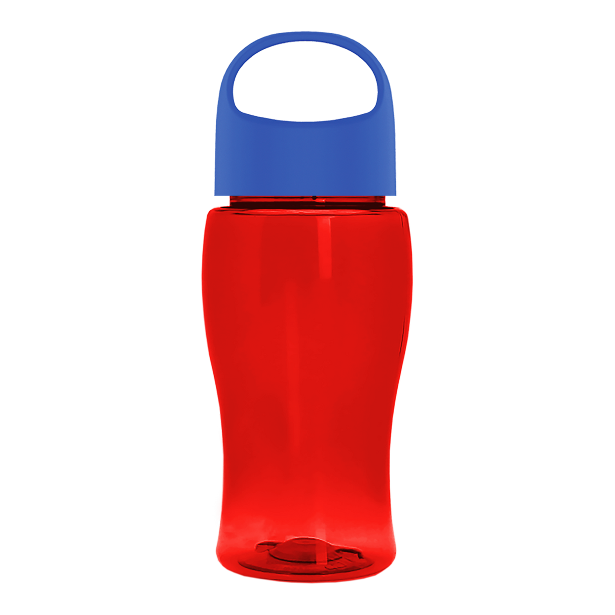 Custom logo Poly+ Jr. Bottle with Oval Crest Lid - 18 oz.