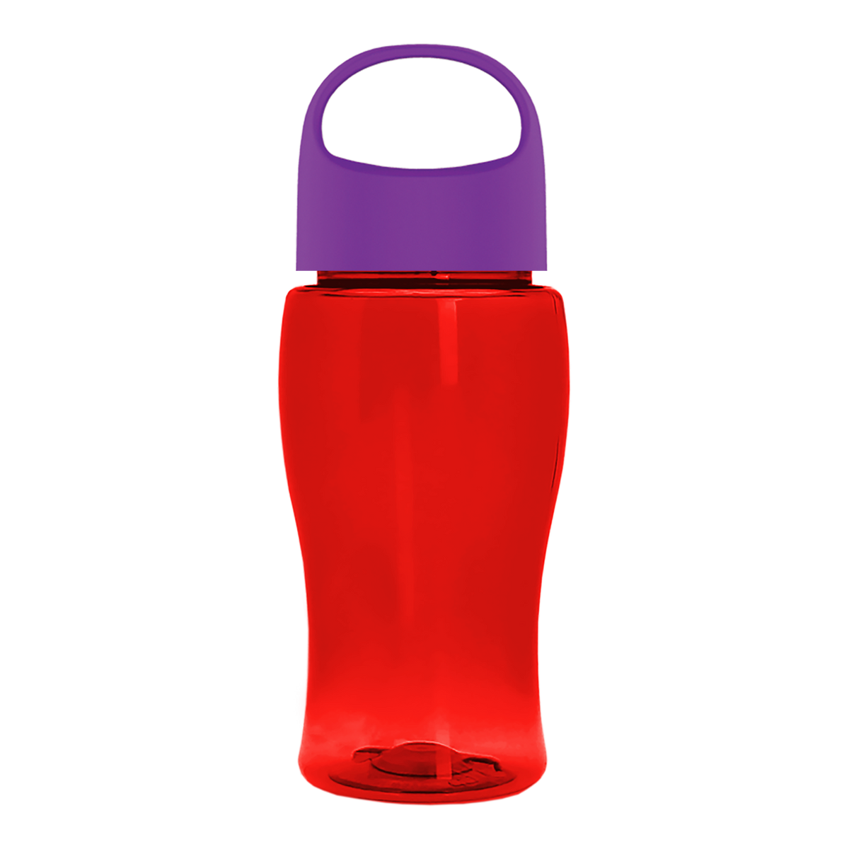 Custom logo Poly+ Jr. Bottle with Oval Crest Lid - 18 oz.