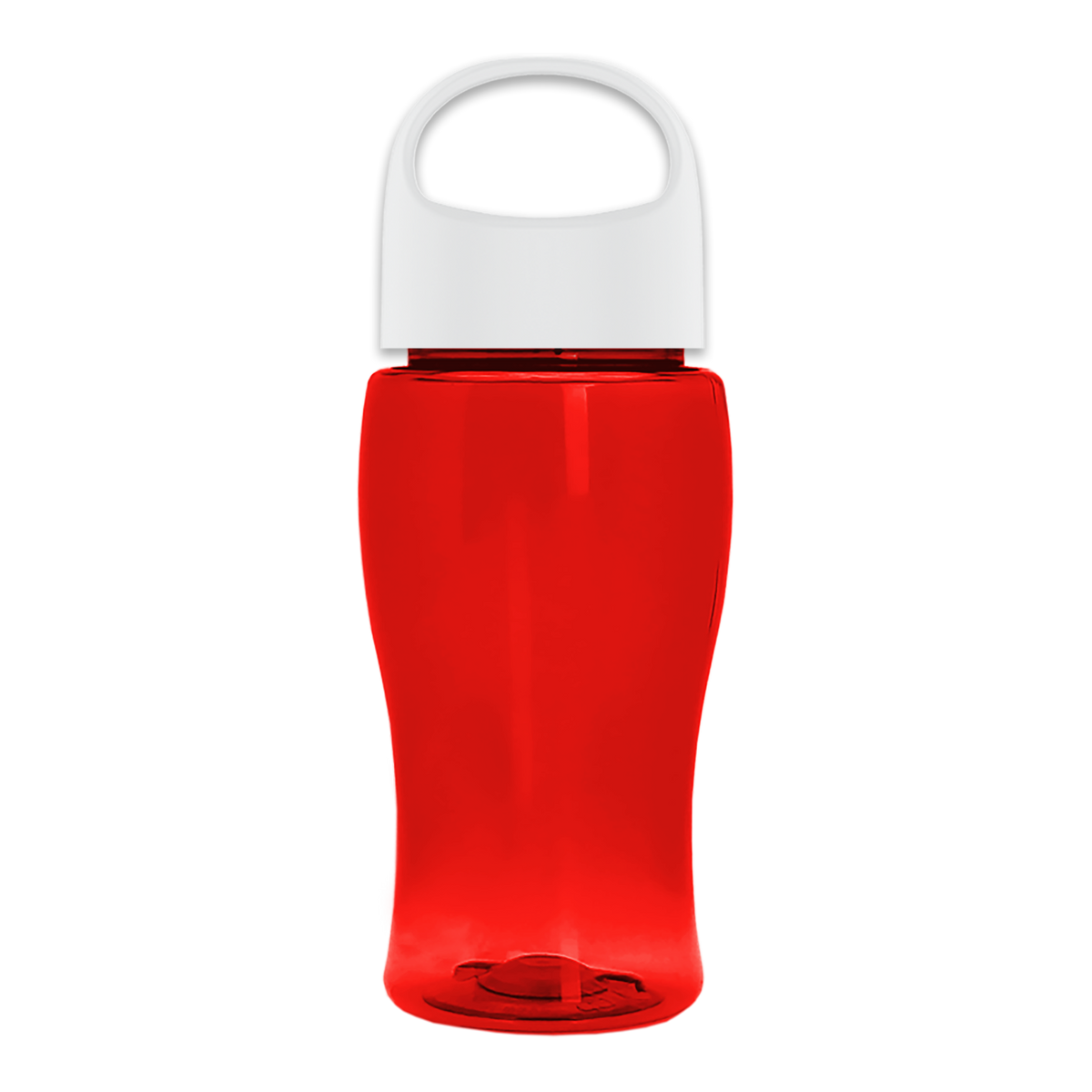 Custom logo Poly+ Jr. Bottle with Oval Crest Lid - 18 oz.