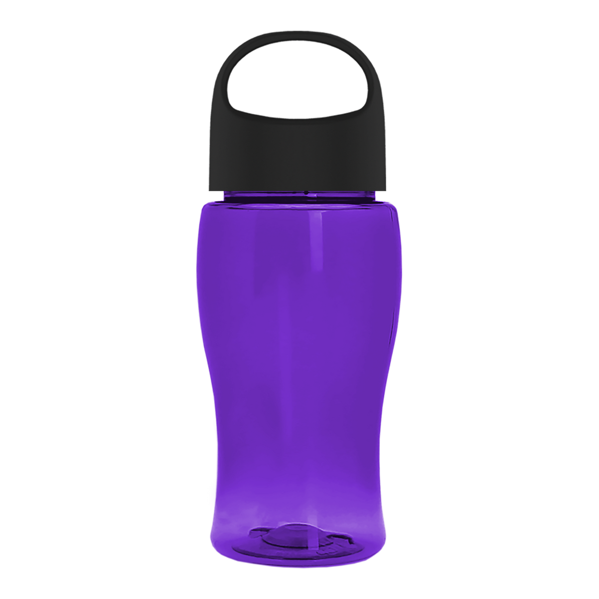 Custom logo Poly+ Jr. Bottle with Oval Crest Lid - 18 oz.