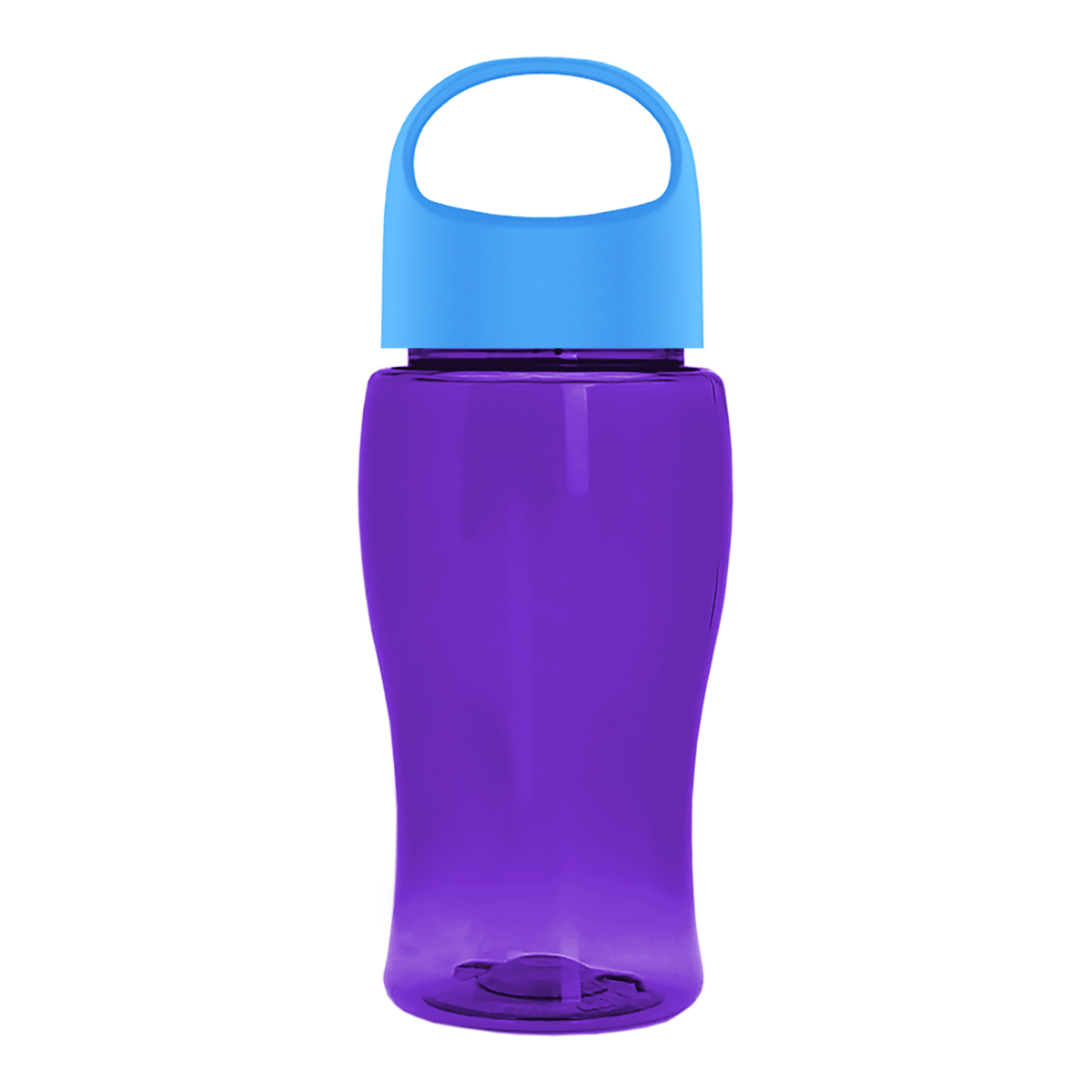 Custom logo Poly+ Jr. Bottle with Oval Crest Lid - 18 oz.